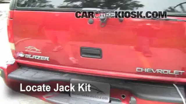 1999 Chevrolet Blazer LS 4.3L V6 (4 Door) Jack Up Car Use Your Jack to Raise Your Car